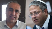 איתמר בן גביר, השר לביטחון לאומי, ומודר יונס, יו"ר ועד ראשי הרשויות הערביות (צילומים: יונתן זינדל/פלאש 90, אלבום פרטי)