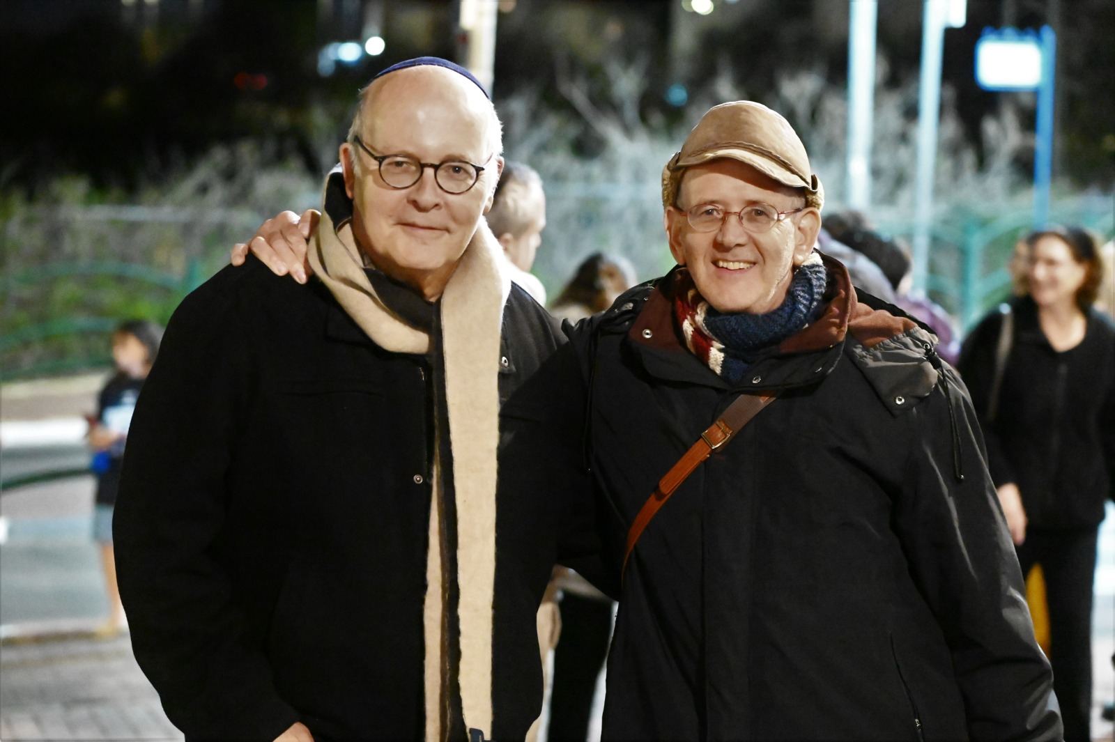 אליעזר מלכיאל (מימין) ורפי ריינר (צילום: אור גואטה)