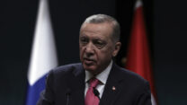 רג'פ טאיפ ארדואן, נשיא טורקיה (צילום: AP Photo/Burhan Ozbilici)