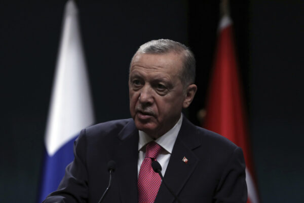 רג'פ טאיפ ארדואן, נשיא טורקיה (צילום: AP Photo/Burhan Ozbilici)