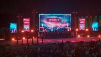עצרת נעילת אירועי יום הזיכרון לשואה ולגבורה בקיבוץ לוחמי הגטאות (צילום: מור הופרט)