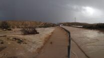 שיטפונות עזים בנחל עין עבדת עליון (צילום ארכיון: יוליה חייבולייב רשות הטבע והגנים)