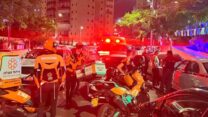 זירת הרצח בחולון (צילום: תיעוד מבצעי מד״א)