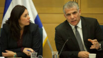 יאיר לפיד ומירי רגב (צילום: פלאש90)