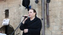 השחקנית גילה אלמגור-אגמון בפתיחת פסטיבל תיאטרונטו (צילום ארכיון: איציק בירן)