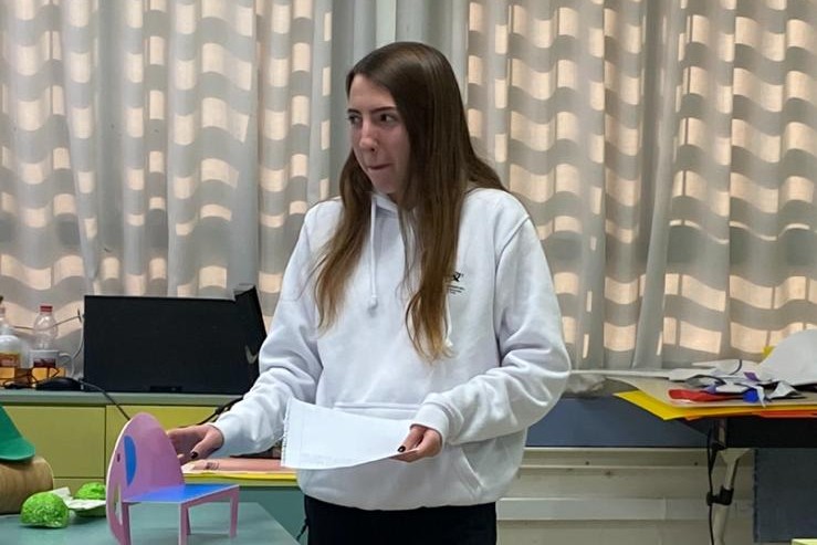 סהר עשור בבית הספר (צילום: באדיבות בית הספר) סהר עשור בבית הספר (צילום: באדיבות בית הספר)