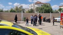 זירת השריפה בתל שבע (צילום: תיעוד מבצעי מד"א)