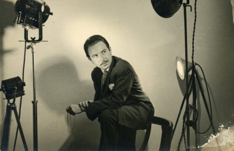 שמעון סמיר מלכי. השתתף כניצב בכמה סרטים מצריים גדולים בשנות ה-40 (צילום: אלבום פרטי)