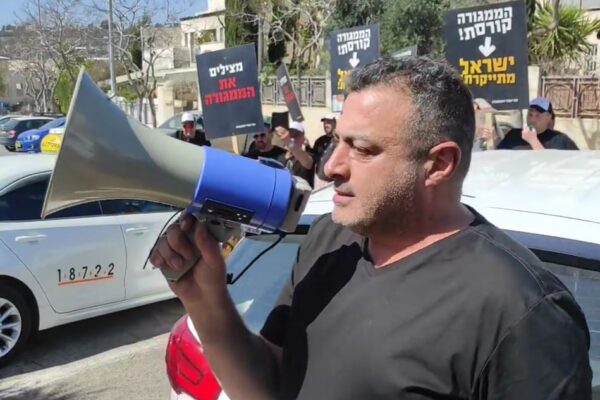 טל זנו, עובד כ-14 שנה בממגורת דגון בחיפה (צילום: ועד העובדים)