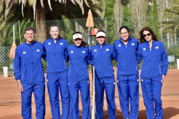 נבחרת הנשים של ישראל בטניס (צילום: עפרה פרידמן איגוד הטניס)