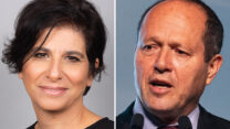 שר הכלכלה ניר ברקת והממונה על התחרות מיכל כהן (צילומים: שיר תורם/פלאש 90, אתר רשות התחרות)