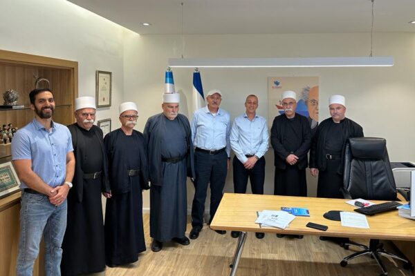 המפגש של יו"ר הסתדרות עובדי המדינה אופיר אלקלעי עם כוהני הדת הדרוזים