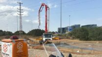 זירת תאונת עבודה בראש העין (צילום: איחוד הצלה)