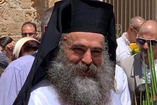 האב פילוסיוס, ראש הקהילה הנוצרית-אורתודוכסית בעכו (צילום: רשתות חברתיות, סעיף 27א' לחוק זכויות יוצרים)