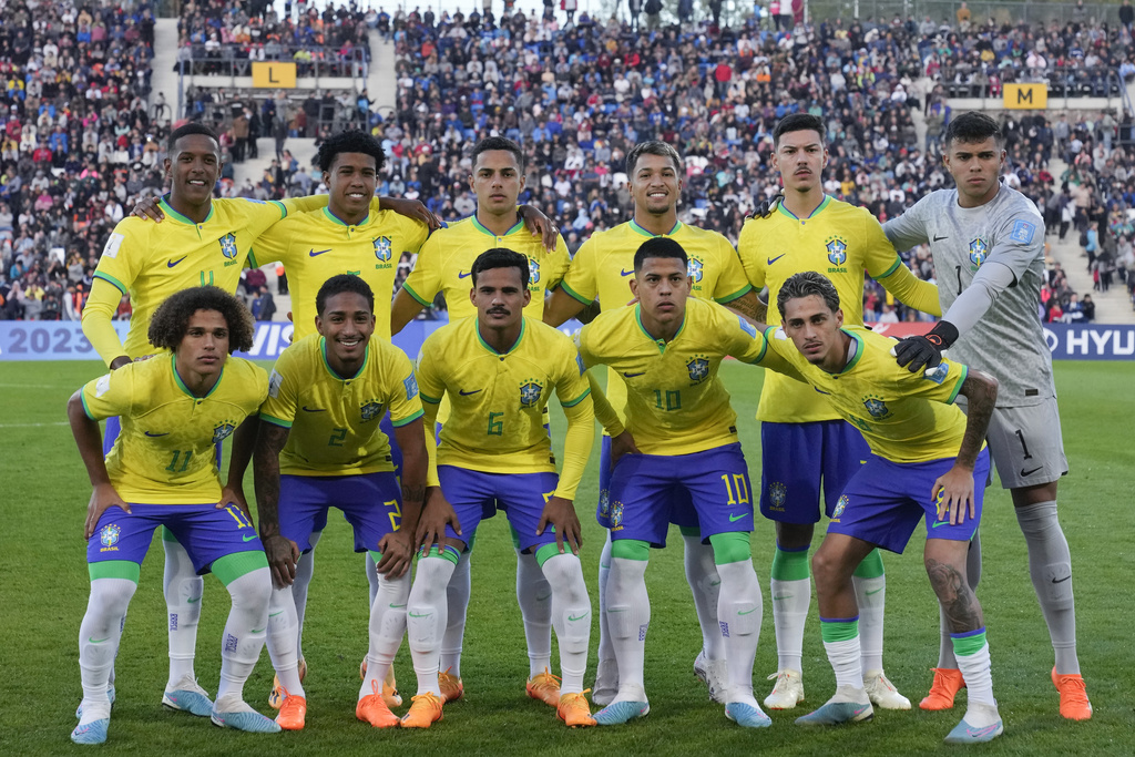 נבחרת ברזיל עד גיל 20 (צילום: AP/Natacha Pisarenko)