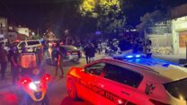 זירת ירי בשפרעם (צילום: תיעוד מבצעי מד״א)