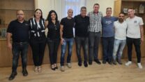 מעמד חתימת ההסכם הקיבוצי בחברת נגב אנרגיה (צילום: דוברות ההסתדרות)
