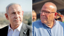 יו"ר ההסתדרות ארנון בר דוד, ראש הממשלה בנימין נתניהו (צילומים: הדס יום טוב, שיר תורם/פלאש90)