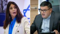 ח"כ מיכאל ביטון, שרת התחבורה מירי רגב (צילומים: יונתן זינדל/פלאש90)