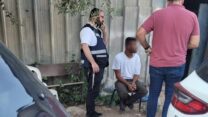 בן משפחתו של מבצע הפיגוע נעצר בבני ברק (צילום: השומרים בני ברק)