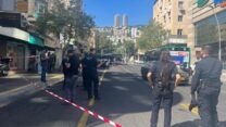 זירת הרצח בחיפה (צילום: דוברות המשטרה)