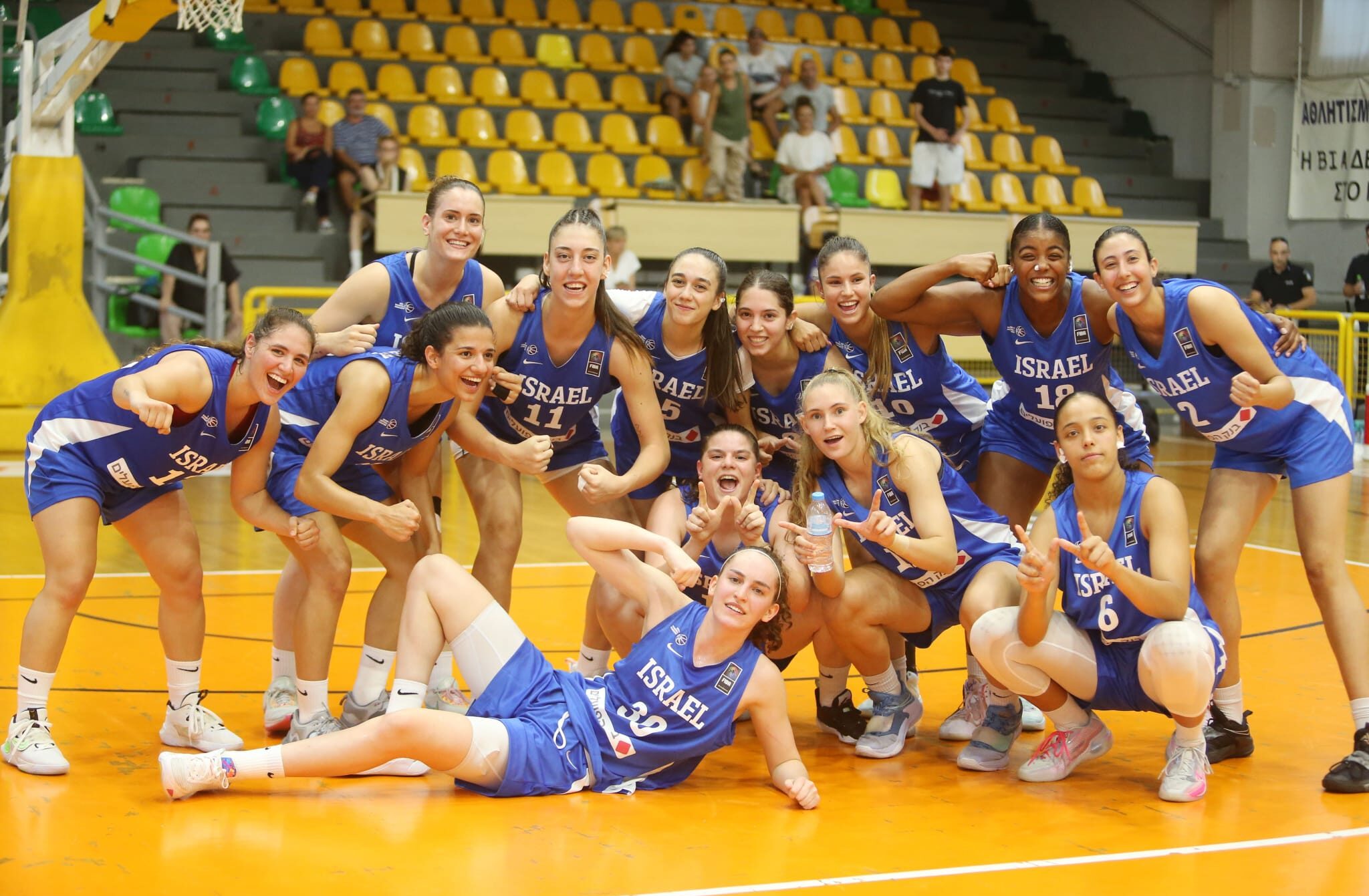 נבחרת העתודה נשים בכדורסל (צילום: איגוד הכדורסל בישראל)