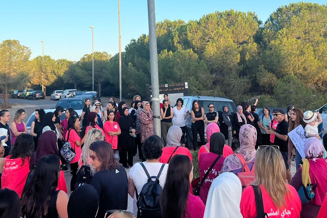 مسيرة النساء في الناصرة للمكالبة بمحيط آمن