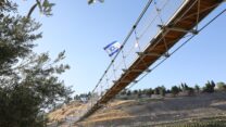 הגשר התלוי בירושלים, הארוך ביותר בישראל (צילום: אליהו ינאי, עיר דוד)