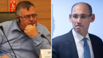נגיד בנק ישראל אמיר ירון, יו"ר ועדת הכלכלה דוד ביטן (צילומים: פלאש90, ערוץ הכנסת)