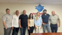 מעמד חתימת ההסכם "מאיה תור" (צילום: דוברות ההסתדרות)