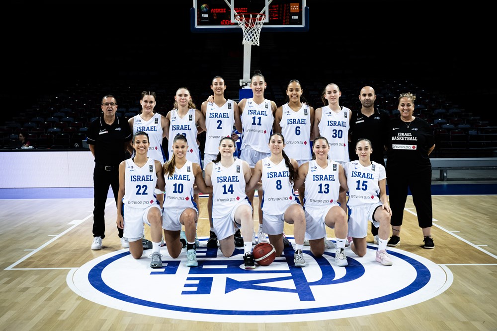 נבחרת העתודה נשים בכדורסל מול סרביה, באליפות אירופה (צילום: FIBA.COM)