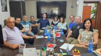 מעמד החתימה על הסכם קיבוצי לעובדי חברת גלידות שטראוס (צילום: דוברות ההסתדרות)