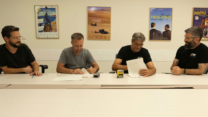 חתימת הסכם באיגוד עובדות ועובדי הקולנוע והטלוויזיה (צילום: אקט)