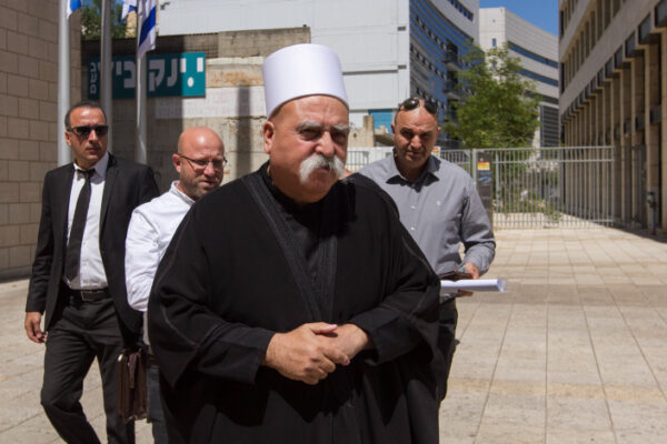 השייח' מואפק טריף, ראש העדה הדרוזית בישראל (צילום: פלאש90)