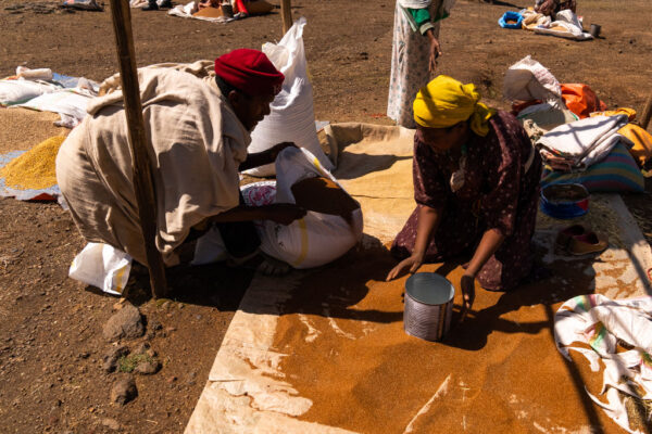 תושב אתיופיה בשוק בלאליבלה במחוז אמהרה (צילום ארכיון:  Eric Lafforgue/Art in All of Us/Corbis via Getty Images)