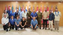 מזכ"לי תנועות הנוער וצמרת המטכ"ל (צילום: ללא קרדיט)