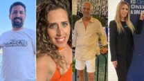 Members of the leadership committee of the Freesbe union, from left: Aviran Ben Abu, Dvorit Siloni, Eitan Nimkovsky and Limor Seglovitch, chairwoman of the committee (Photos: private albums)