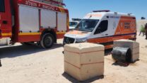 זירת התאונה במרינה באשדוד (צילום: דוברות איחוד הצלה)