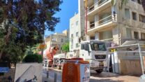 זירת תאונת עבודה בתל אביב (צילום: דוברות איחוד הצלה)