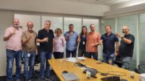 חתימת הסכם קיבוצי לעובדי אריקסון (צילום: דוברות ההסתדרות)