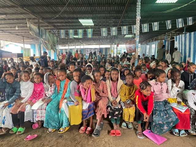 קייטנת הילדים הממתינים לעלייה מגונדר שבאתיופיה (צילום: אוריה שח&quot;ק)