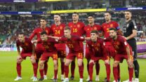 שחקני נבחרת הספרד בכדורגל במונדיאל קטאר 2022 מול קוסטה ריקה (צילום: AP/Alessandra Tarantino)