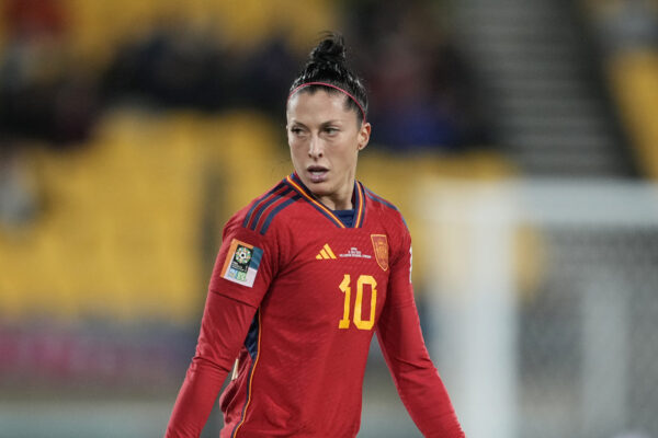 ג'ניפר הרמוסו במדי נבחרת ספרד במונדיאל נשים 2023 (צילום: AP/John Cowpland)