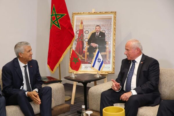 שר החקלאות אבי דיכטר בפגישה עם מקבילו המרוקני מוחמד סדיקי (צילום: משרד החקלאות ופיתוח הכפר)