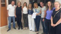 חתימה על הסכם קיבוצי בסינמטק תל אביב (צילום: דוברות ההסתדרות)
