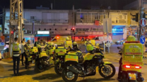 זירת הרצח בתל אביב (צילום: תיעוד מבצעי מד"א)