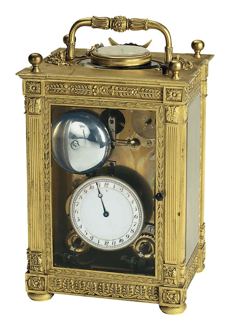 נגנב והוחזר: שעון 'שלד' בעל מנגנון גלוי, לונדון, 1830 (צילום: אבשלום אביטל, באדיבות המוזיאון לאמנות האסלאם)