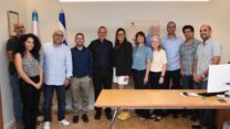 חתימת הסכם קיבוצי לעובדי רשות המים (צילום: דוברות ההסתדרות)