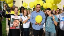 מפגש תמיכה והזדהות עם משפחות החטופים בבית ההסתדרות (צילום: דוברות ההסתדרות)