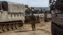 כוחות שריון בפעילות בצפון (צילום: אייל מרגולין/פלאש90)